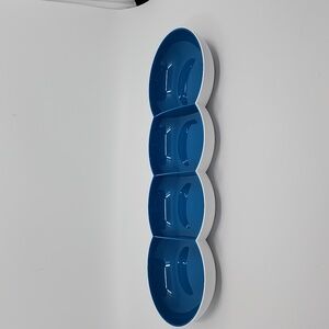 Tupperware Allegra Divided Serving Dish New
